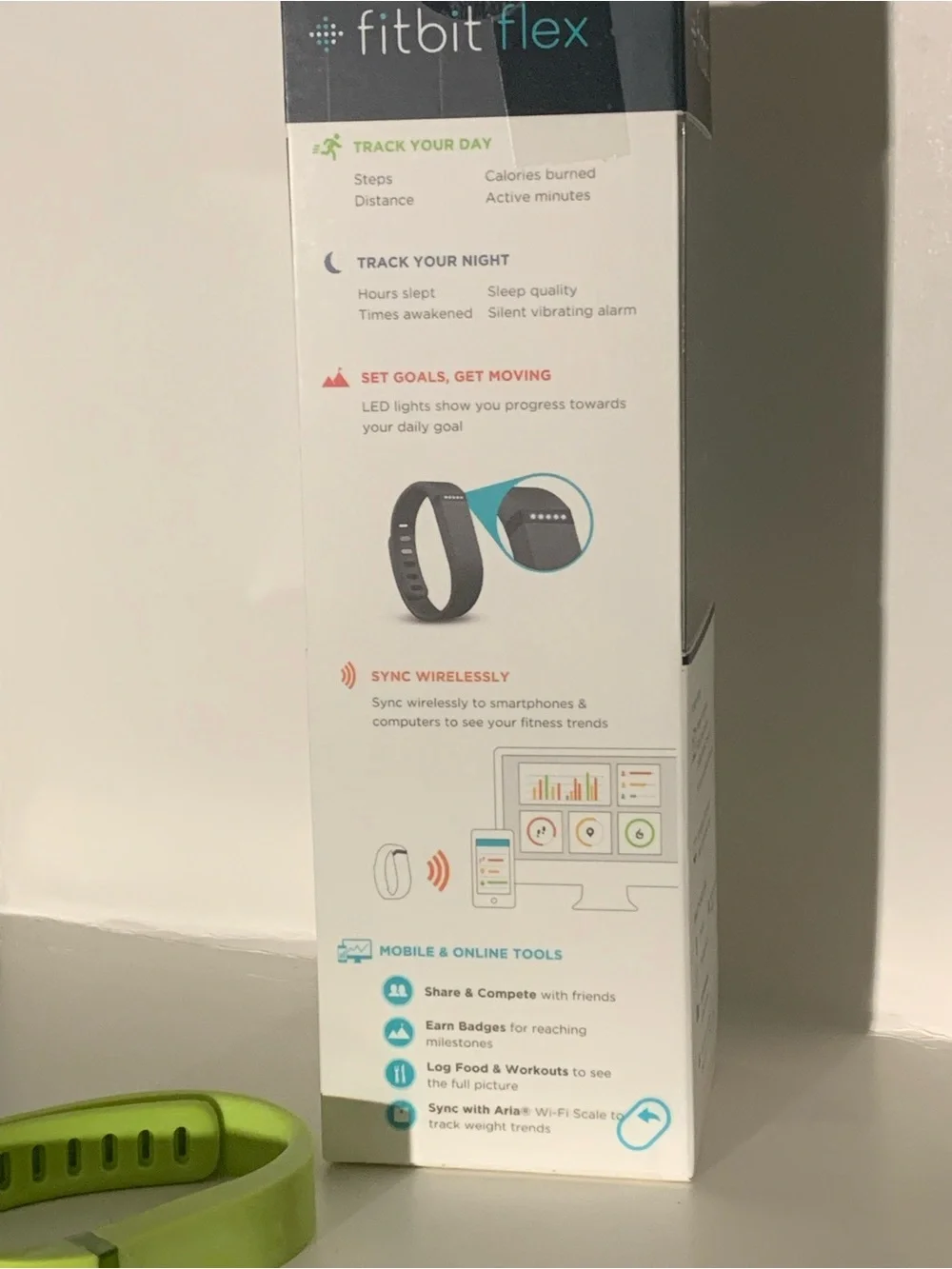 fitbit Flex Wireless Wristband - Lime Green Replacement Band